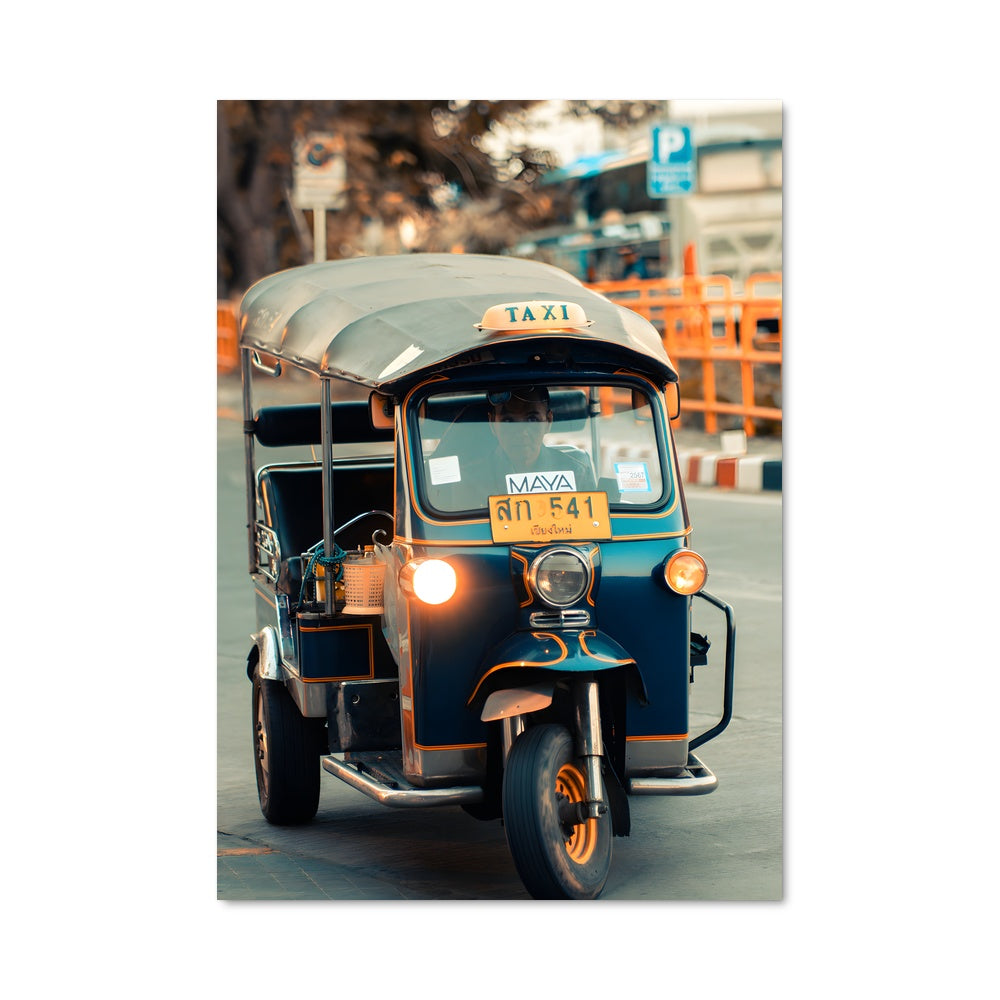 Poster Bangkok Blue Ride