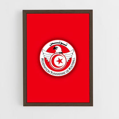 ap-tunisia national football team-1 cadre Bois foncé