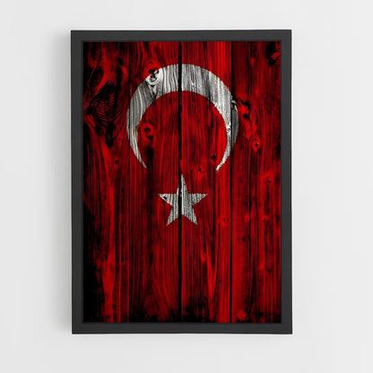 ap-turkey flag-4 cadre Noir