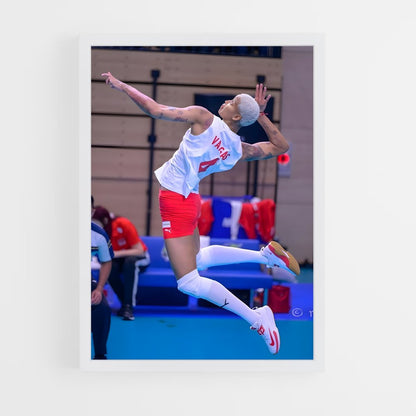 ap-turkey national volleyball team-6 cadre Blanc