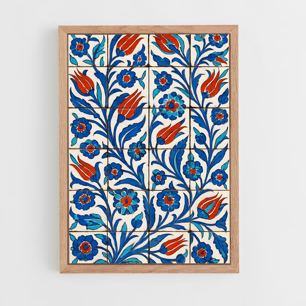 ap-turkish patterns-1 cadre Bois clair