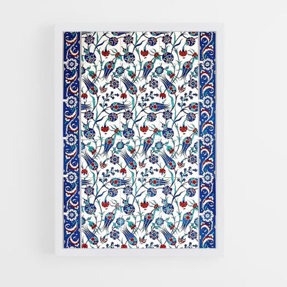 ap-turkish patterns-5 cadre Blanc