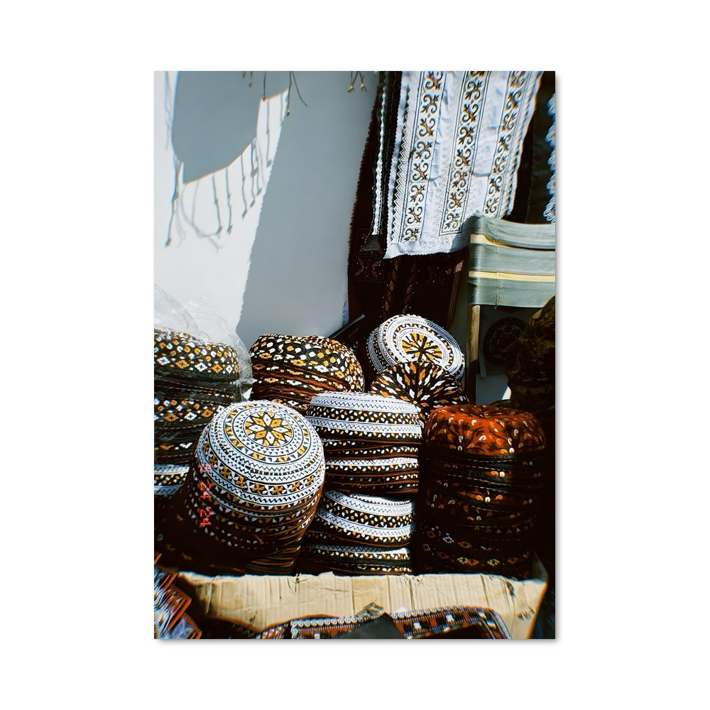 Poster Chapeaux Turkmènes