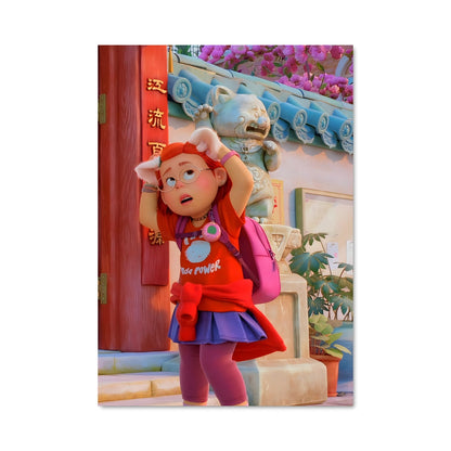 Poster La Fille en Rouge