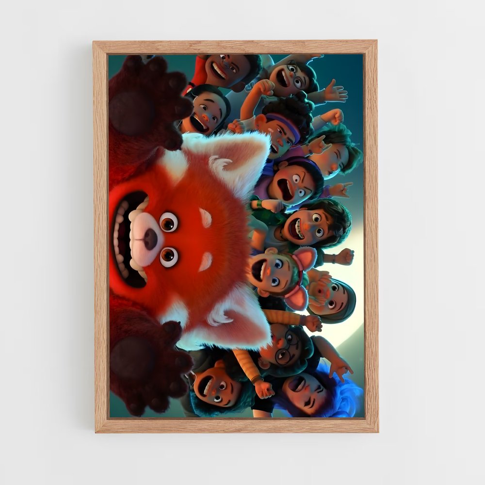 ap-turning red-2 cadre Bois clair