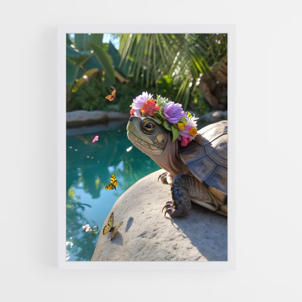 ap-turtle-2 cadre Blanc