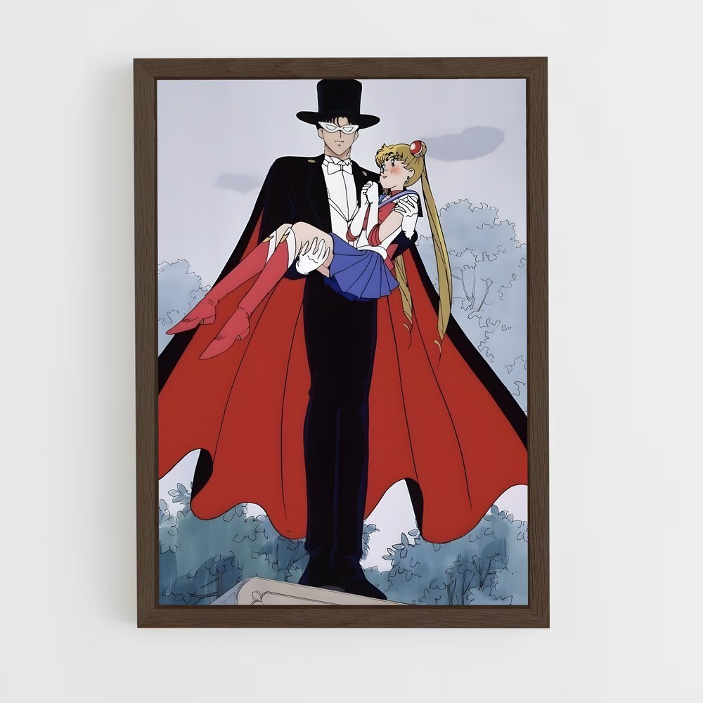 ap-tuxedo mask-6 cadre Bois foncé
