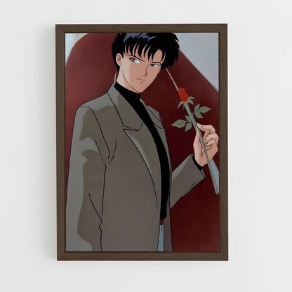 ap-tuxedo mask-8 cadre Bois foncé