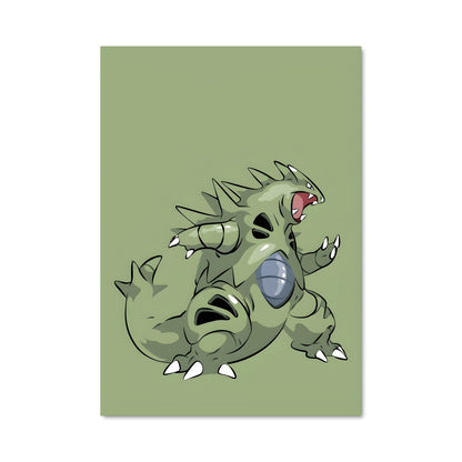 Poster Tyranitar Cartoon