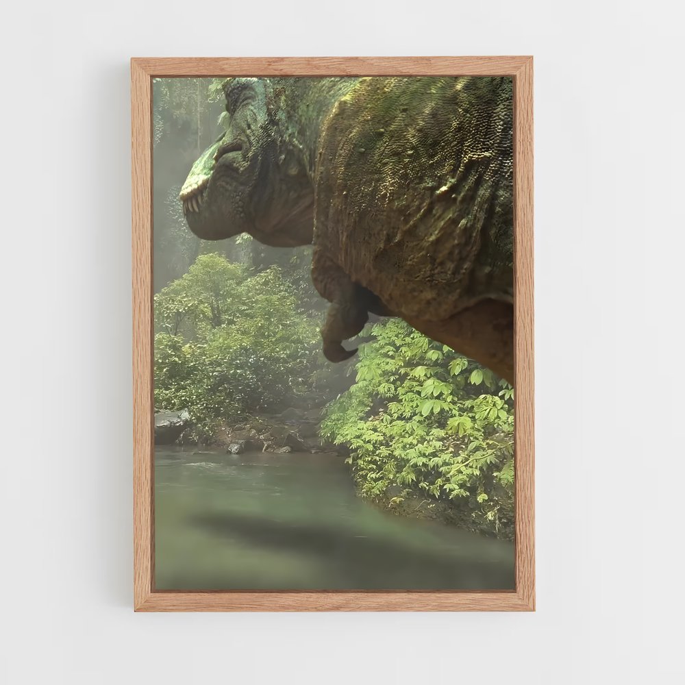ap-tyrannosaurus rex-2 cadre Bois clair