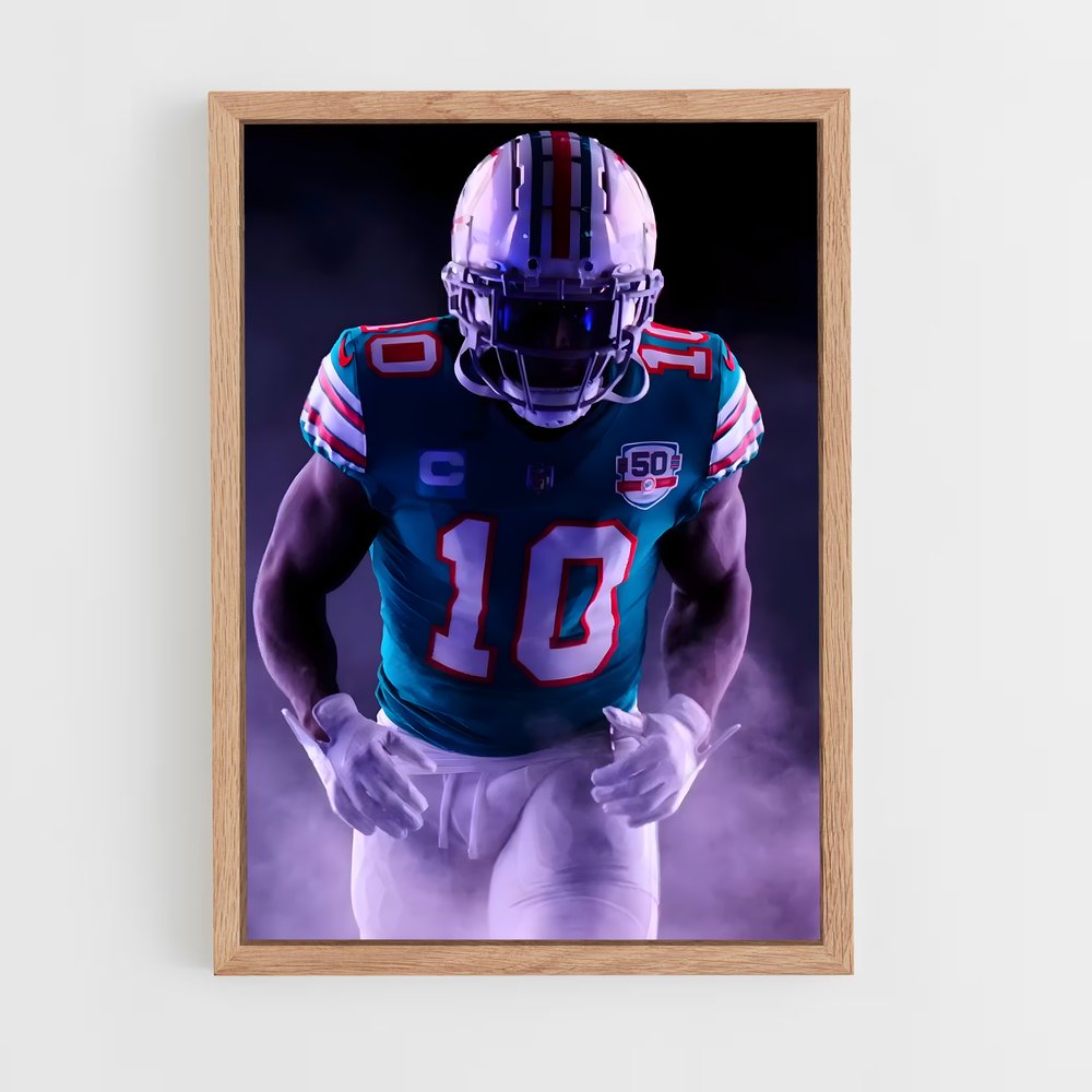 ap-tyreek hill-2 cadre Bois clair