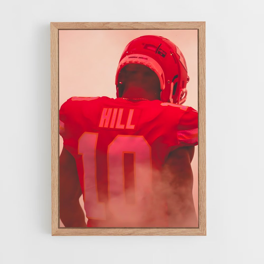 ap-tyreek hill-4 cadre Bois clair
