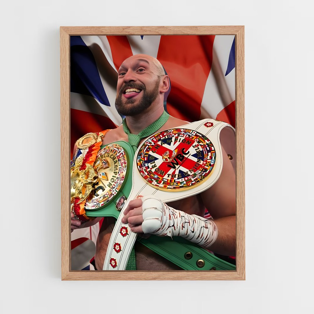 ap-tyson fury-5 cadre Bois clair