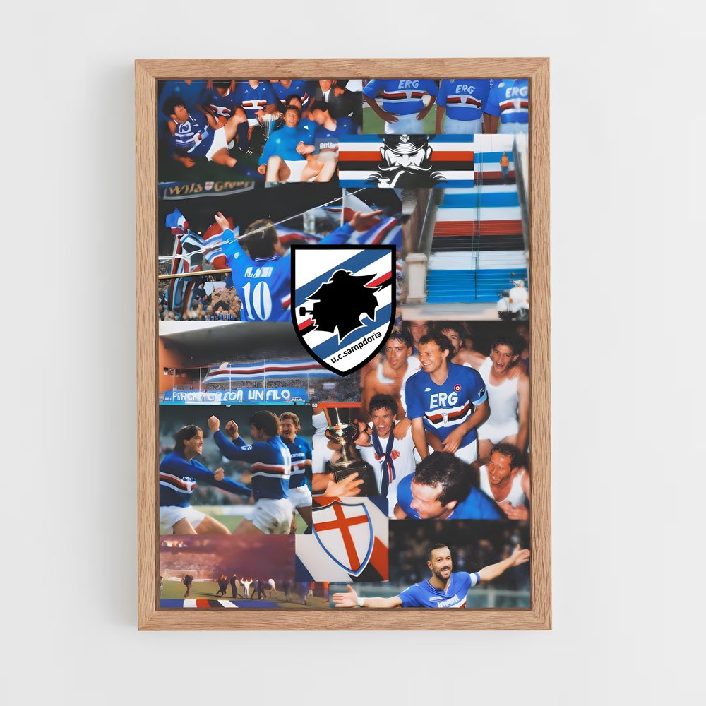 ap-uc sampdoria-5 cadre Bois clair
