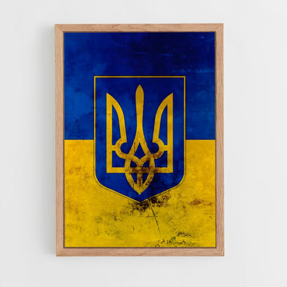 ap-ukraine flag-1 cadre Bois clair