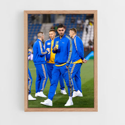 ap-ukraine national football team-2 cadre Bois clair