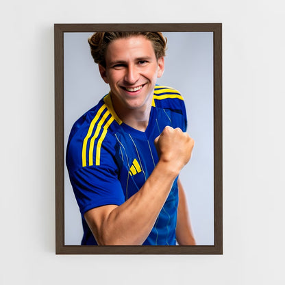 ap-ukraine national football team-4 cadre Bois foncé