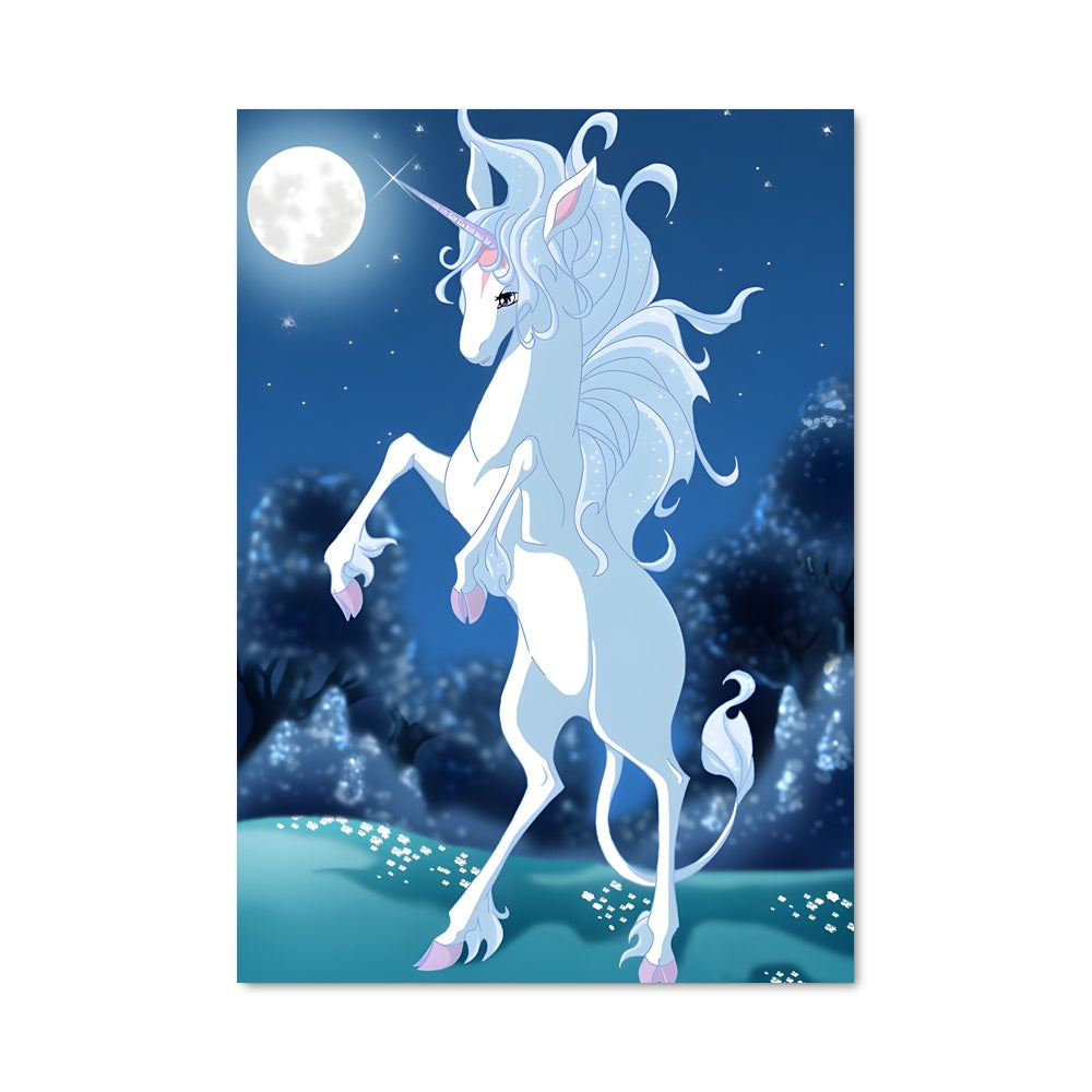 Poster Licorne des Neiges