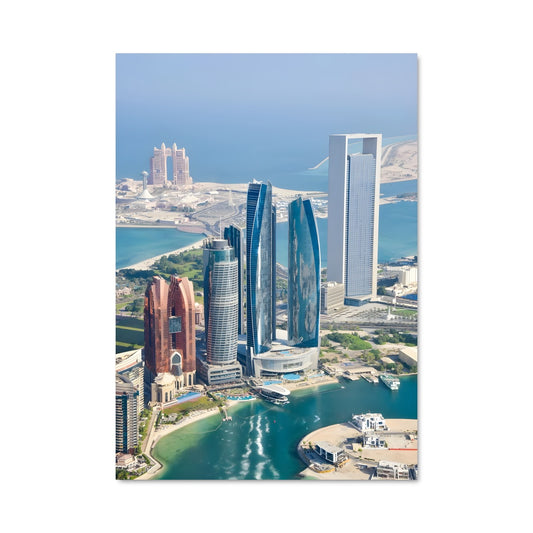 Poster Abu Dhabi Skyline
