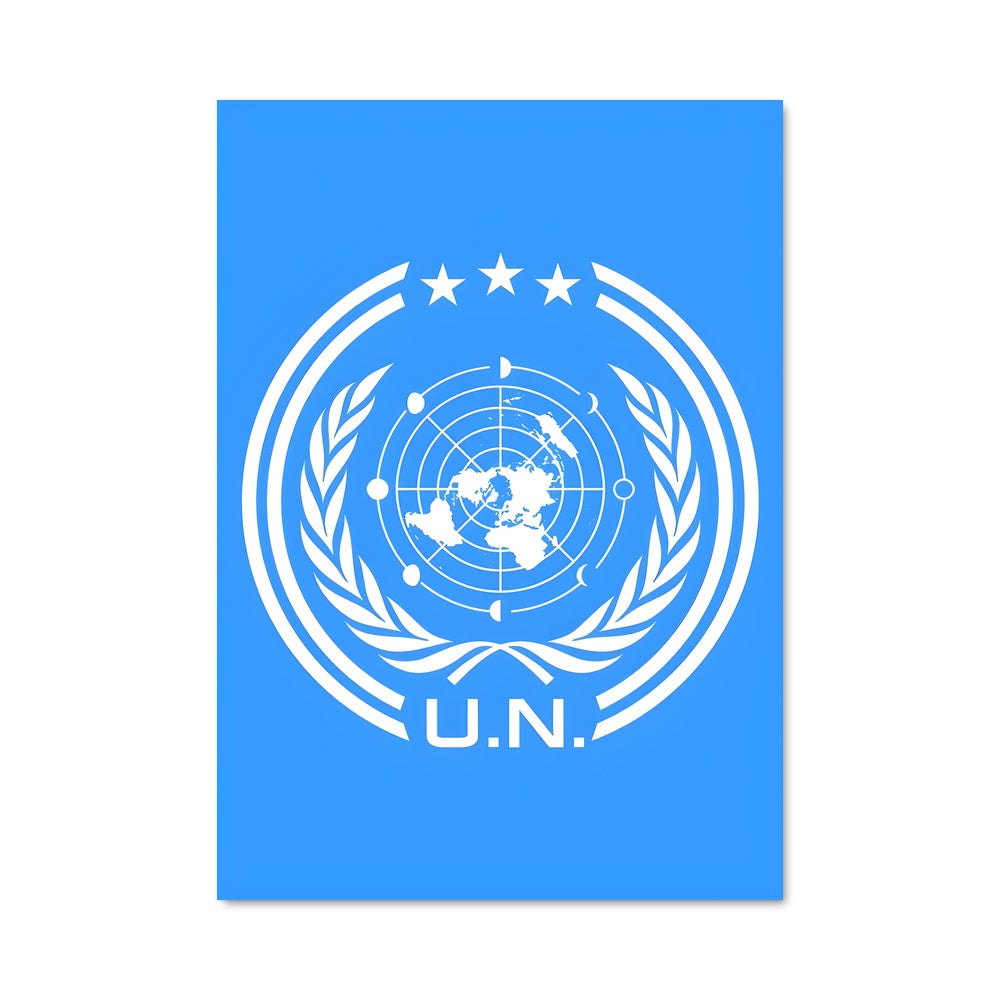 Poster Drapeau de l'Humanité