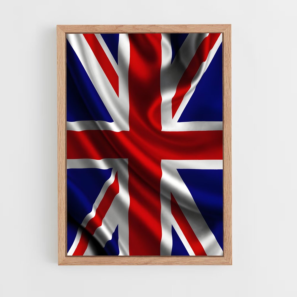 ap-united kingdom flag-1 cadre Bois clair