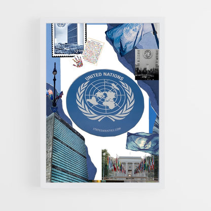 ap-united nations flag-3 cadre Blanc