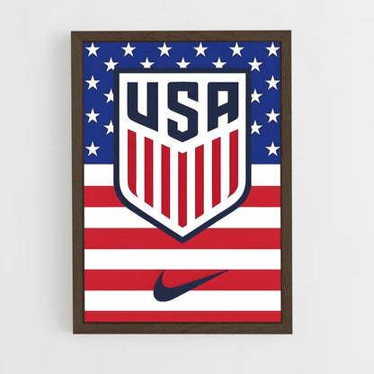 ap-united states national football team-1 cadre Bois foncé