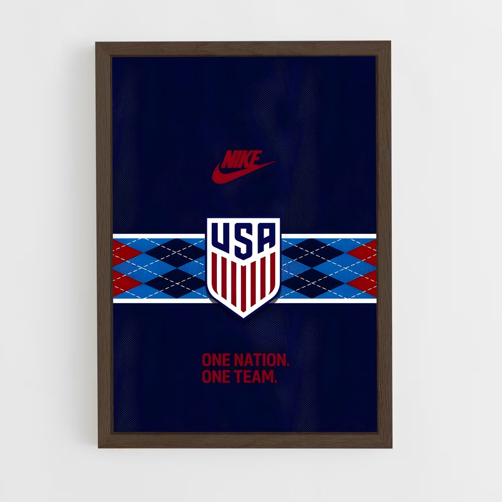 ap-united states national football team-2 cadre Bois foncé