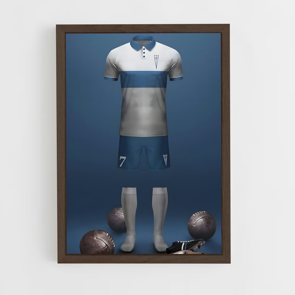 ap-universidad central football club-1 cadre Bois foncé