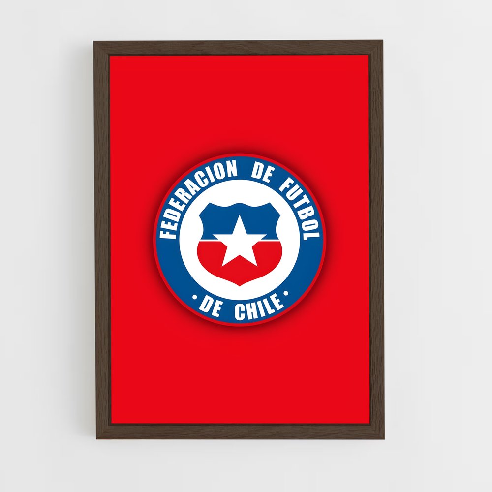ap-universidad de chile football club-2 cadre Bois foncé