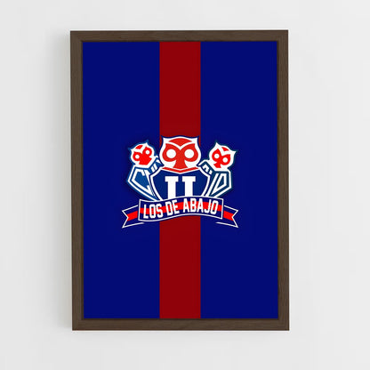 ap-universidad de chile football club-4 cadre Bois foncé
