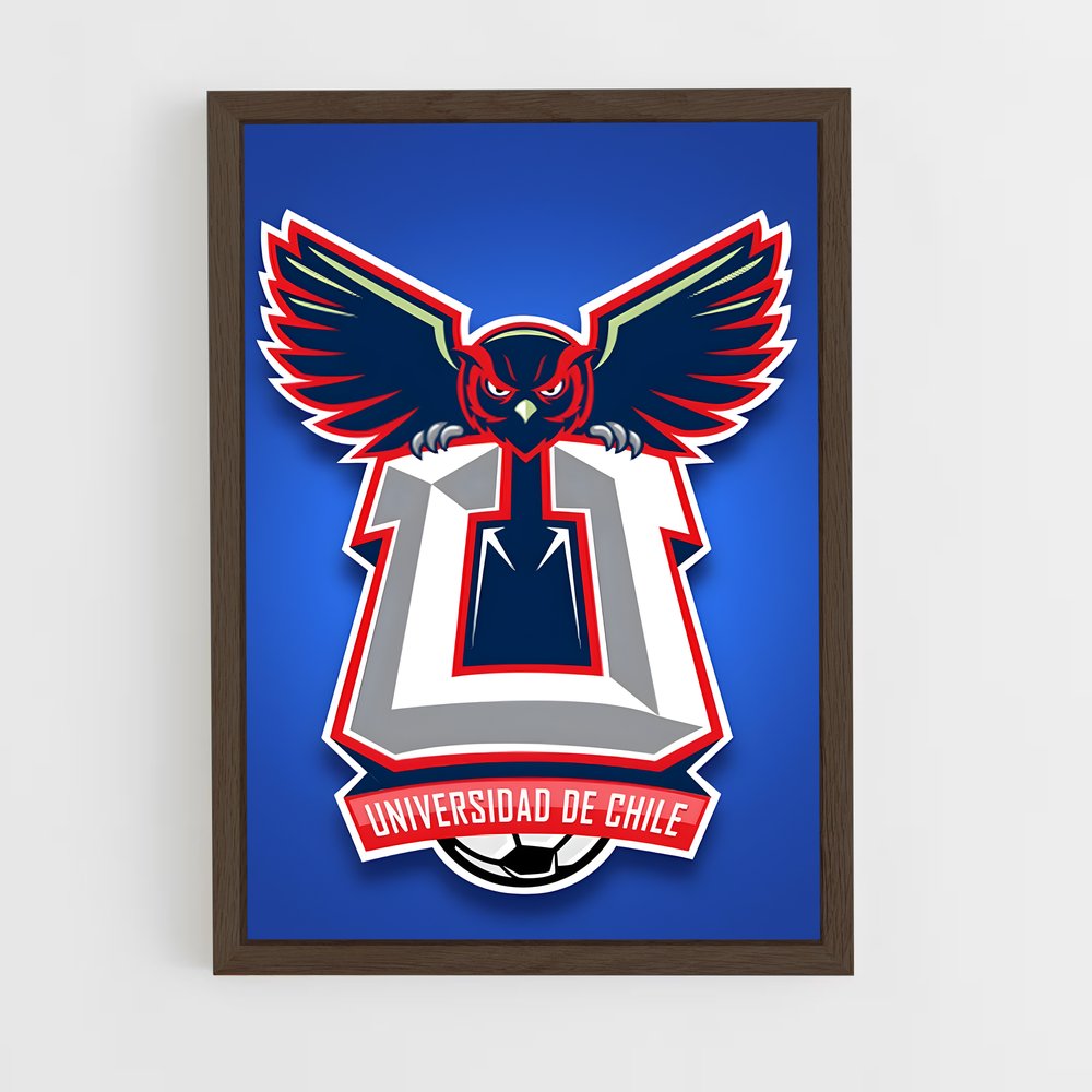 ap-universidad de chile football club-7 cadre Bois foncé