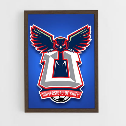 ap-universidad de chile football club-7 cadre Bois foncé