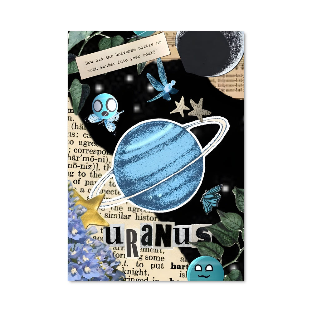Poster Uranus en Fleurs