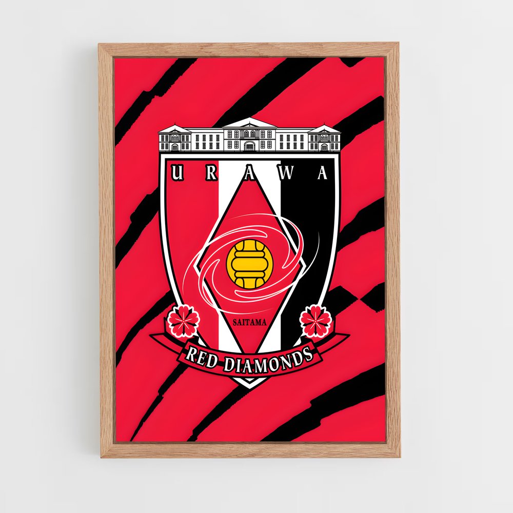 ap-urawa red diamonds-2 cadre Bois clair
