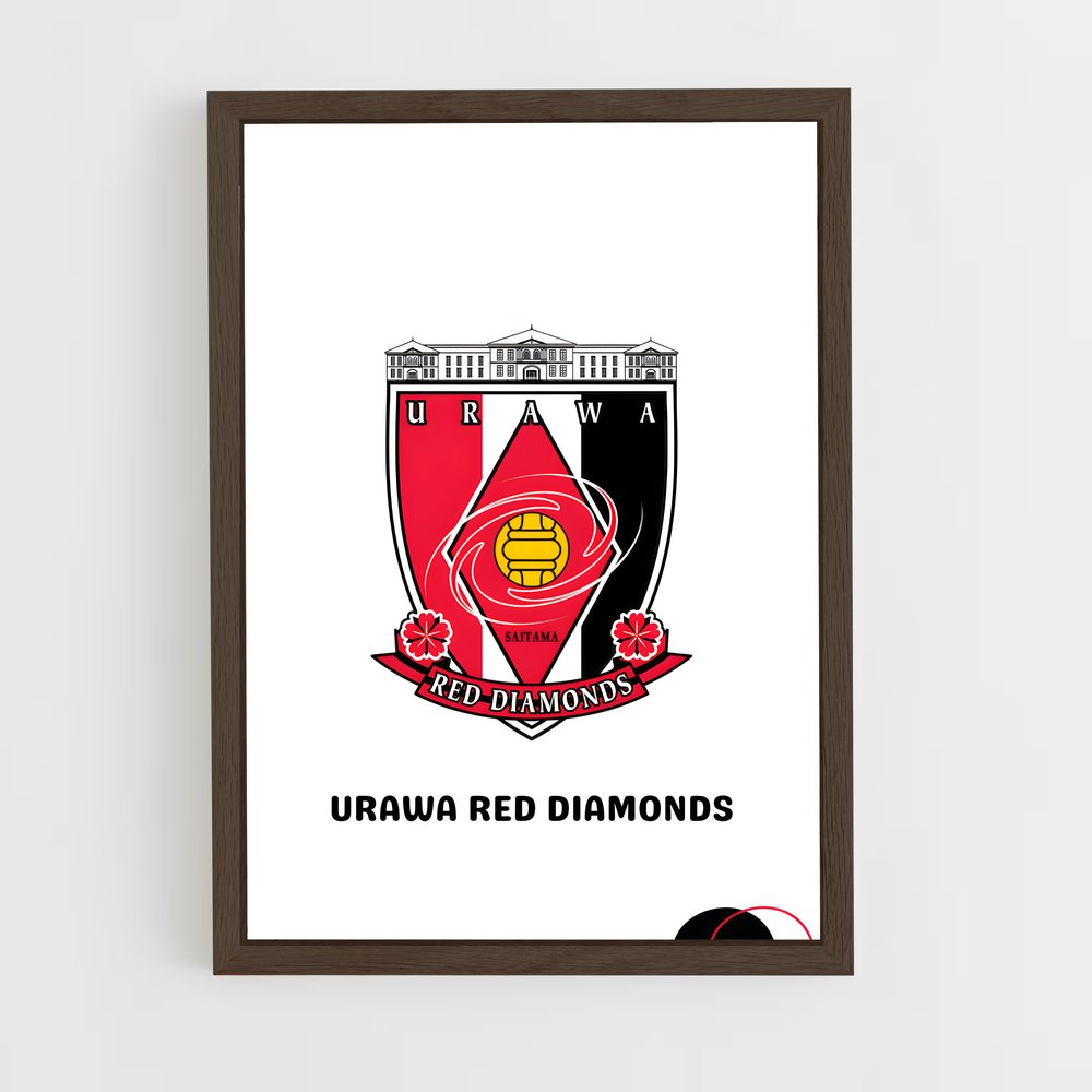 ap-urawa red diamonds-3 cadre Bois foncé
