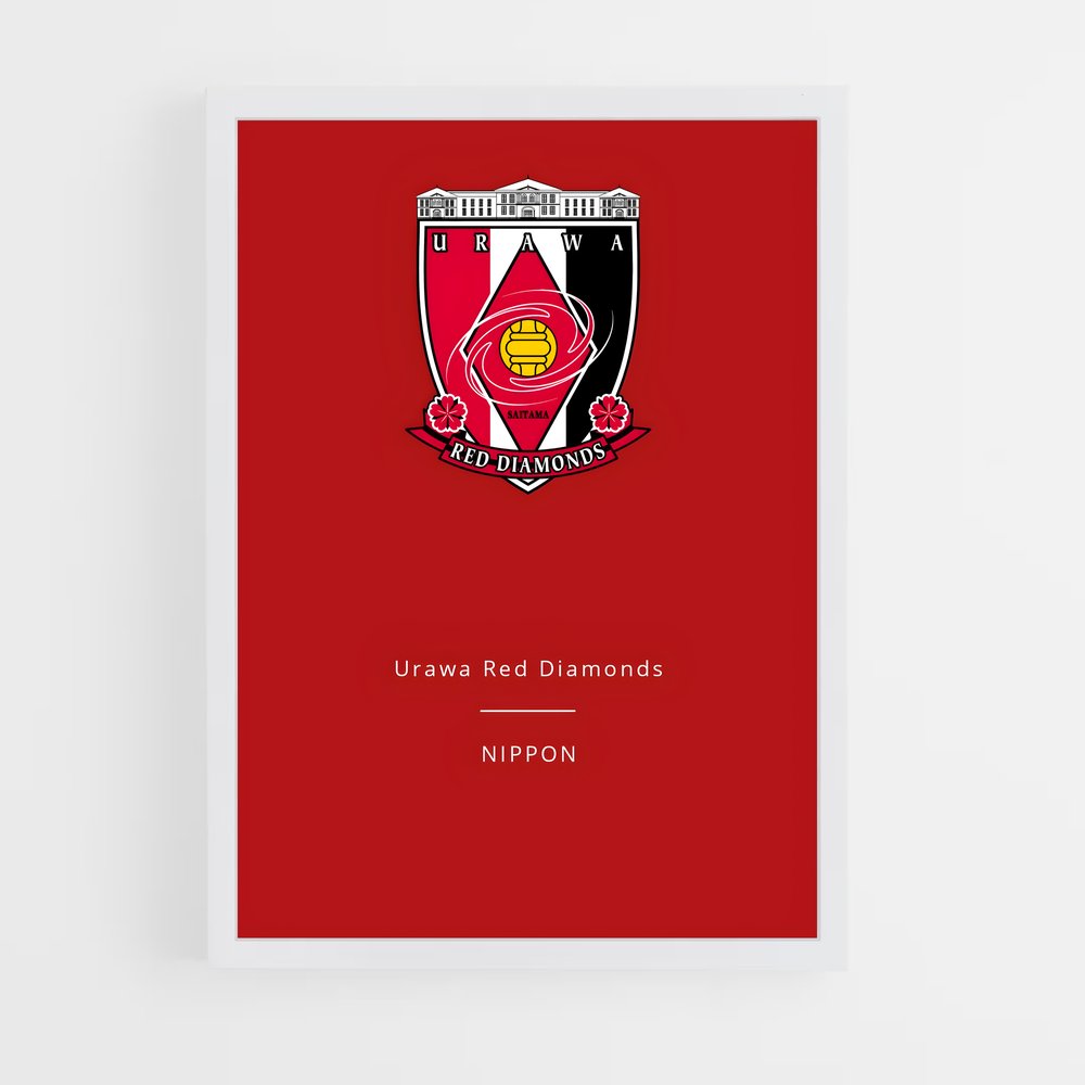 ap-urawa red diamonds-4 cadre Blanc
