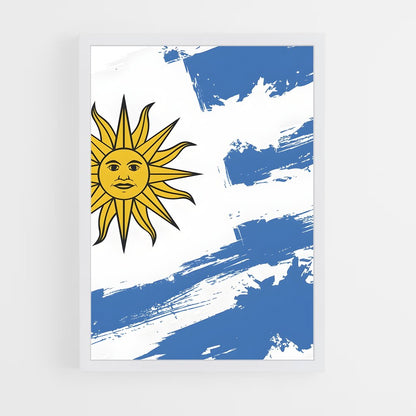 ap-uruguay flag-1 cadre Blanc