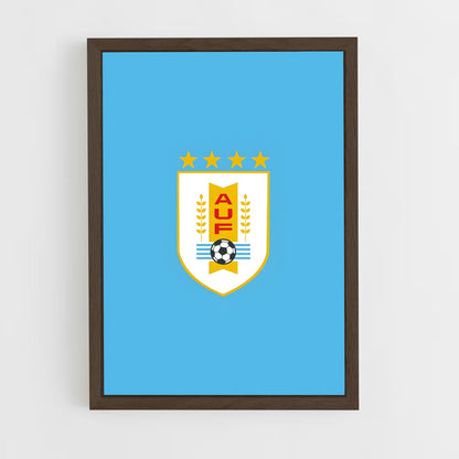 ap-uruguay national football team-2 cadre Bois foncé