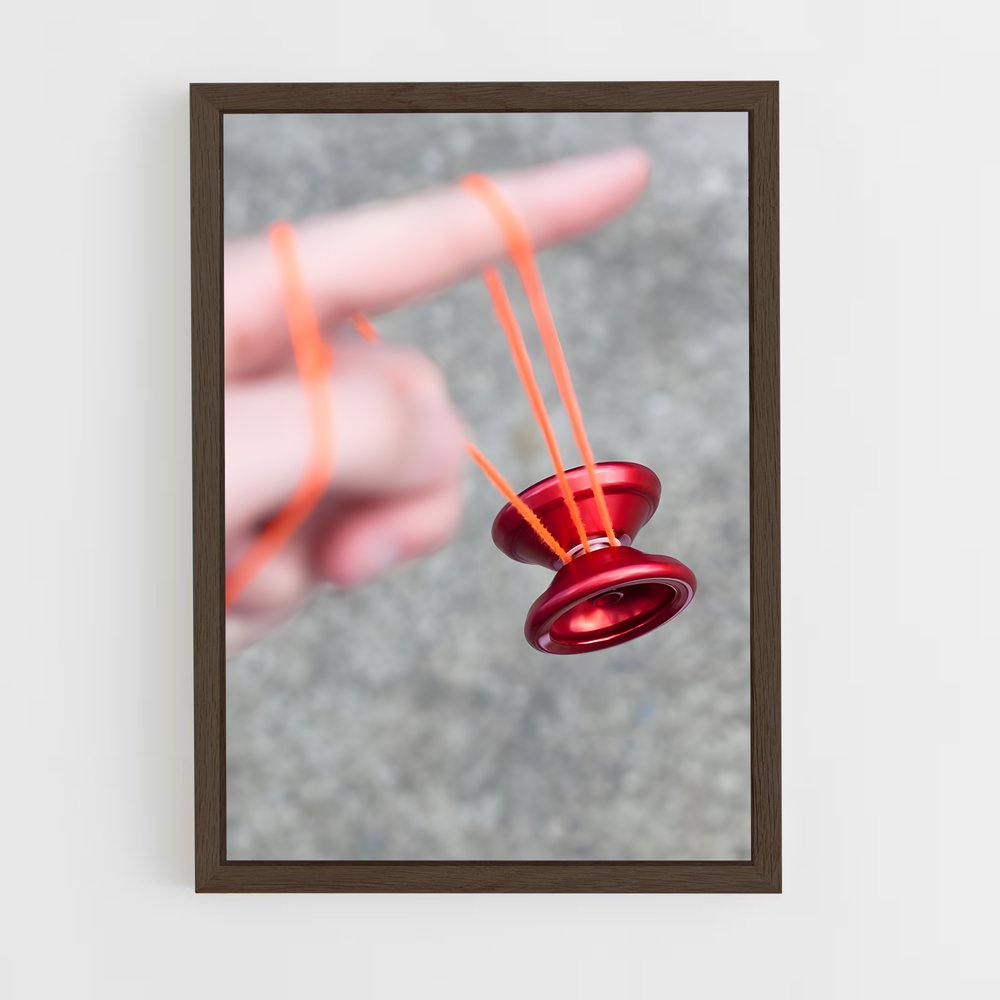 ap-us nationals yoyo-1 cadre Bois foncé