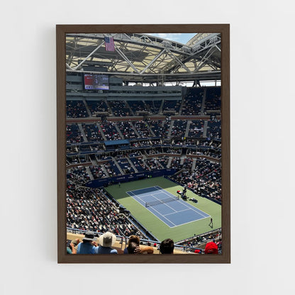 ap-us open tennis-1 cadre Bois foncé