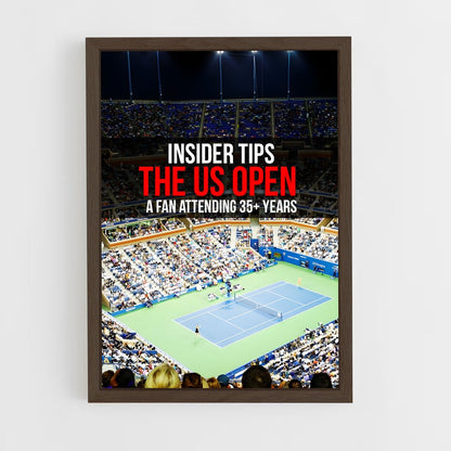 ap-us open tennis-5 cadre Bois foncé