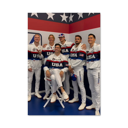 Poster Team USA Beach Vibes