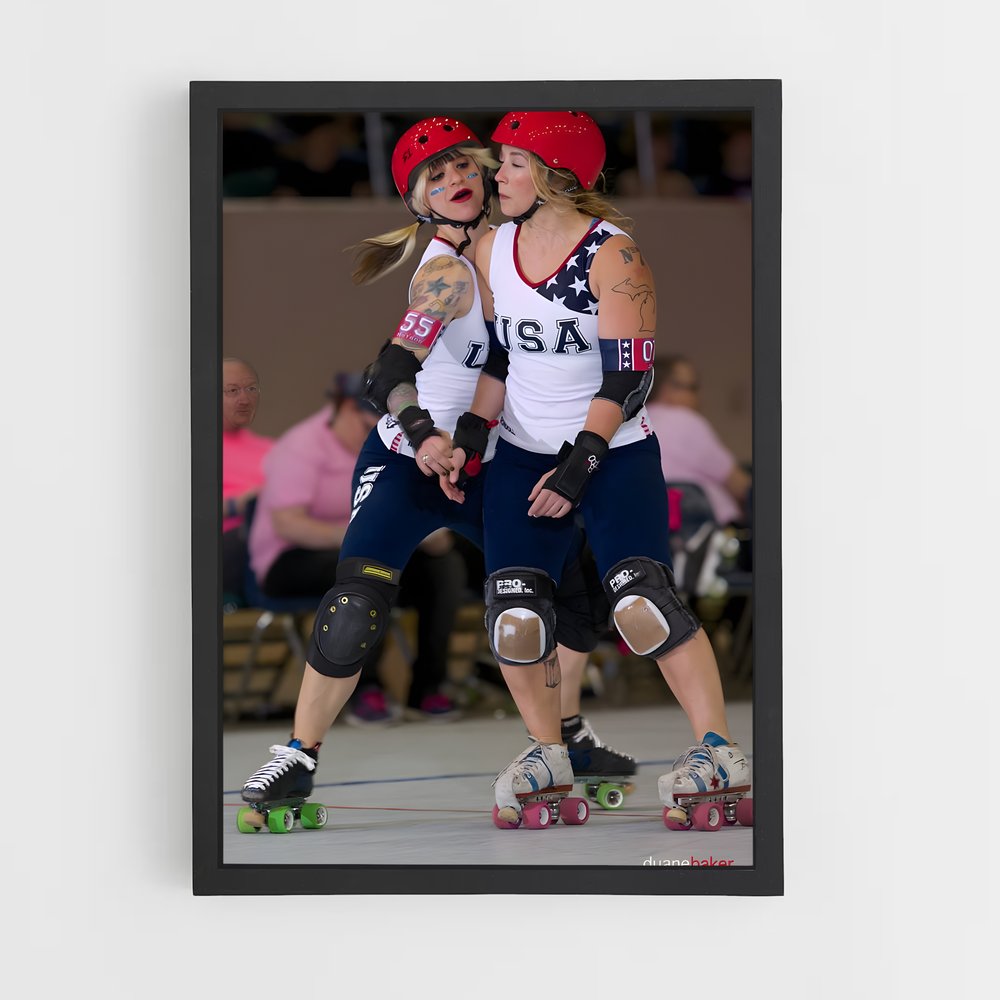 ap-usa roller sports-1 cadre Noir