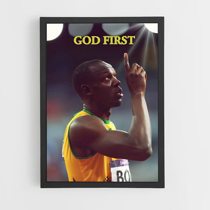 ap-usain bolt-4 cadre Noir