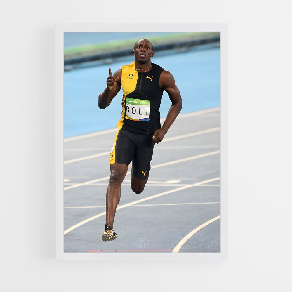 ap-usain bolt-6 cadre Blanc