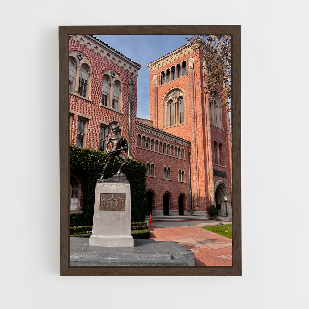 ap-usc trojans-1 cadre Bois foncé