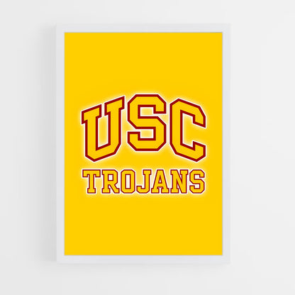 ap-usc trojans-5 cadre Blanc