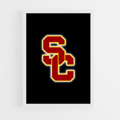 ap-usc trojans-7 cadre Blanc