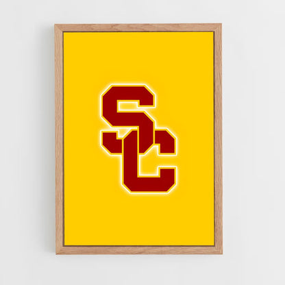ap-usc trojans-9 cadre Bois clair